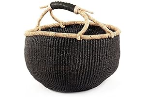 African Basket | Bolga Basket | Plant Pot | Shopper or Market Basket