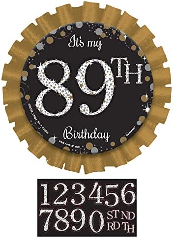 Amscan 511544 - Gold Sparkling Celebration 30th Birthday Luncheon Napkins - 16 Pack