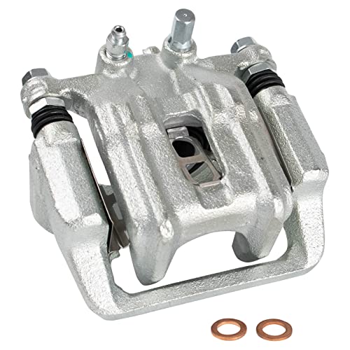 Image of TRQ Rear Left Brake Caliper w /Bracket Drivers Side | For 2005-2006 Honda CR-V