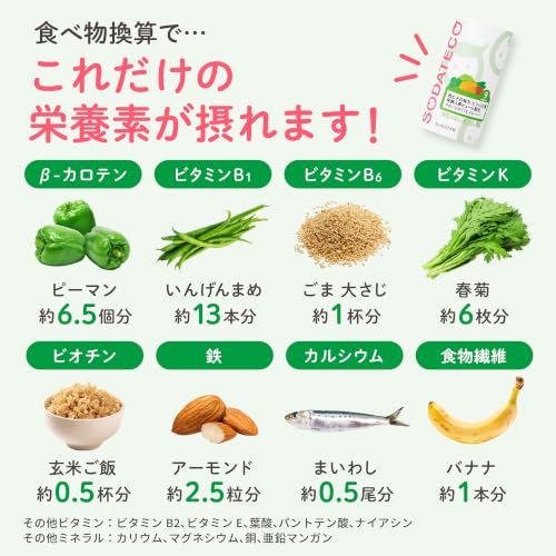 ソダテコ やさいではぐくむスムージーの商品画像