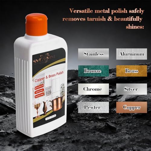 Kit limpiador y pulidor de cobre y latón 8.79oz x2 miniatura 2