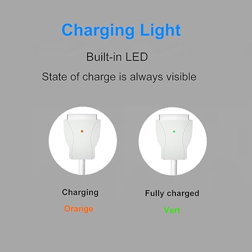 Miniatura 6 de Cable USB-C a magnético 3 de 140 W, compatible con MacBook Air (M2, 2022), MacBook Air (15 pulgadas, M2, 2023), MacBook Pro (14 pulgadas, 2021) (14