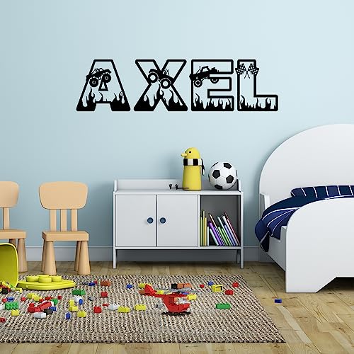 Vinilo decorativo Monster Truck para pared de niños miniatura 7