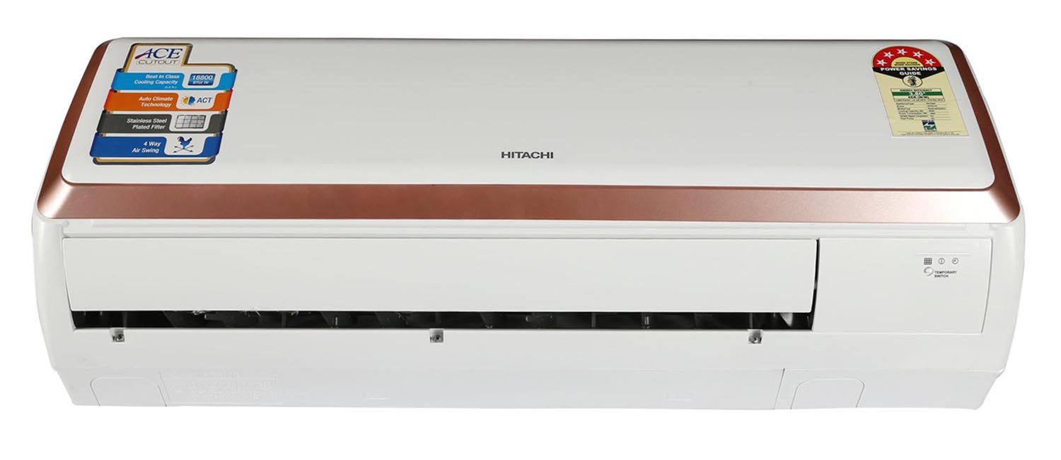 Hitachi RAU518HUD Ace Cutout Split AC (1.5 Ton 3 Star Rating White