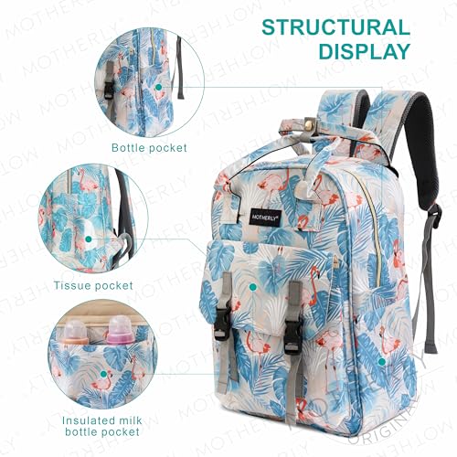 Image of Motherly Baby Diaper Bags for Mothers, Backpack for Mom for Travel