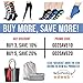 Go2 Arch Compression Support Sleeves for Ankle Heel Spur Relief, Gout, Neuropathy, Sports Injury, Men & Women Relief Socks (Solid White, Medium)