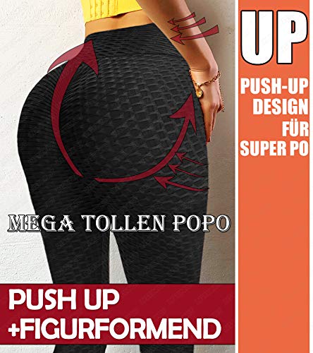 INSTINNCT Sportbroek voor dames, slimfit met hoge taille, lange legging met buikcorrectie - Afbeelding 5