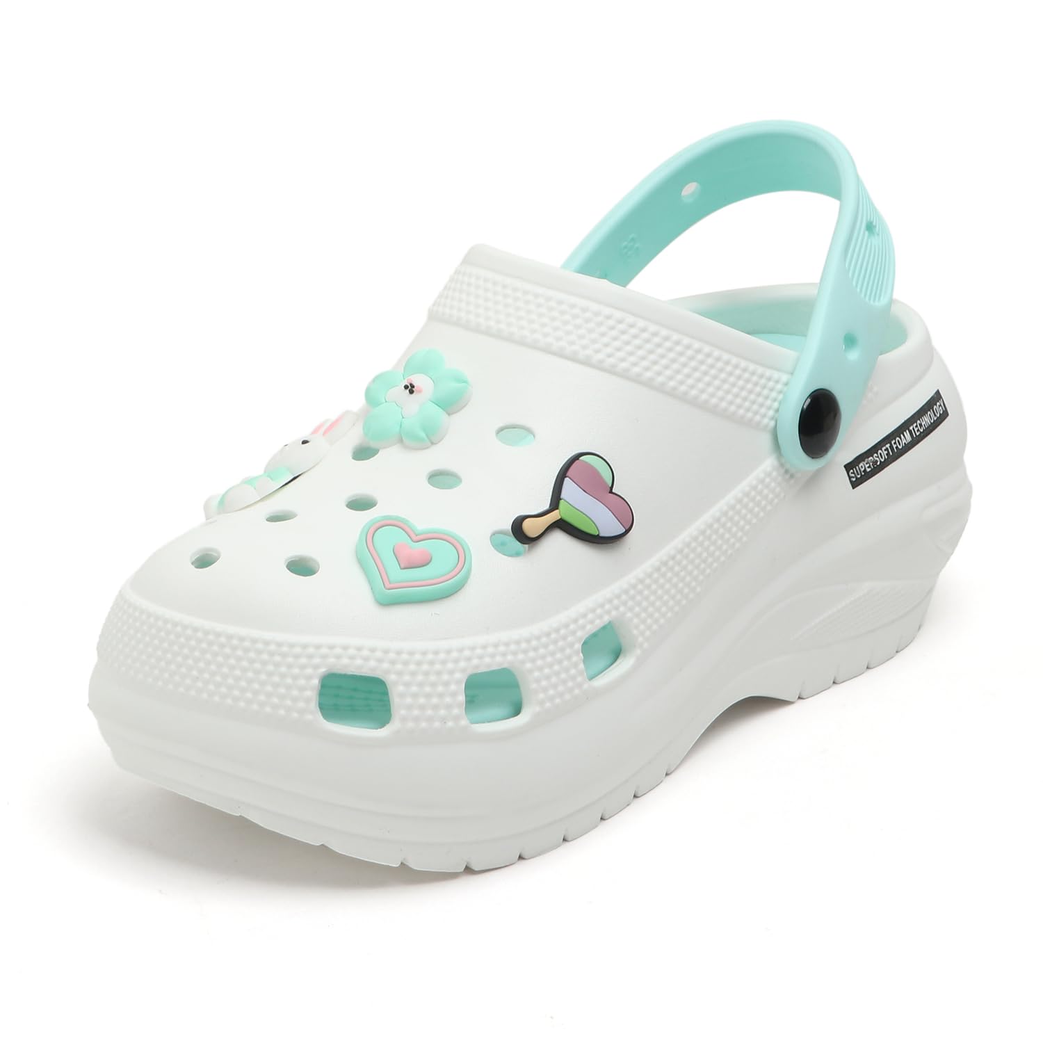 Stylish and Anti Skid Women Clogs with Cushioned Footwear | Adjustable Strap Clogs | Comfortable | Lightweight | Everyday Wear