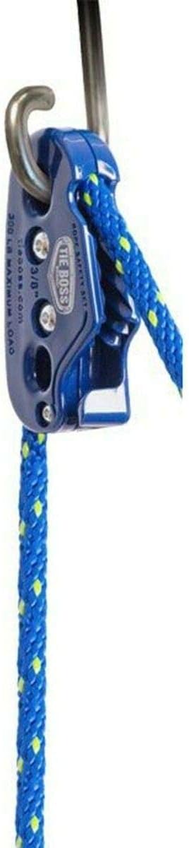 Tie BossTie Boss Tie Down System - Blue - 10' x 3/8" Diameter Rope (Pack of 1)