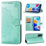 [Materiales de alta calidad]: Estuche de Cuero Estampado Mandala Libro de Cuero Flip Case, la funda de cuero está hecha de cuero de PU de primera calidad y TPU flexible duradero, puede proteger su teléfono 360 grados. La funda puede proteger perfectamente contra arañazos, daños, suciedad y polvo.