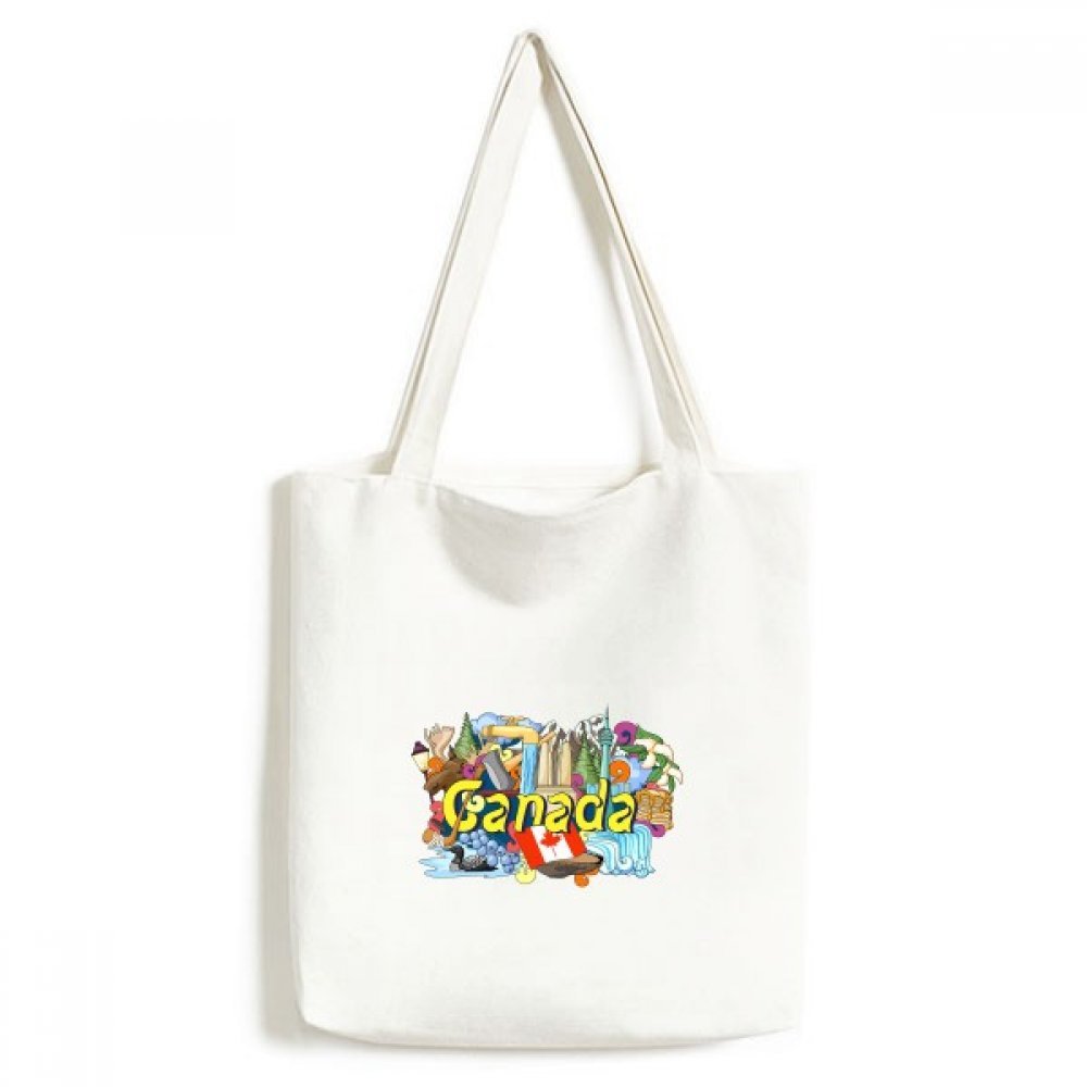 Sac en toile artisanat lavable multicolore - Grand fourre-tout Canada