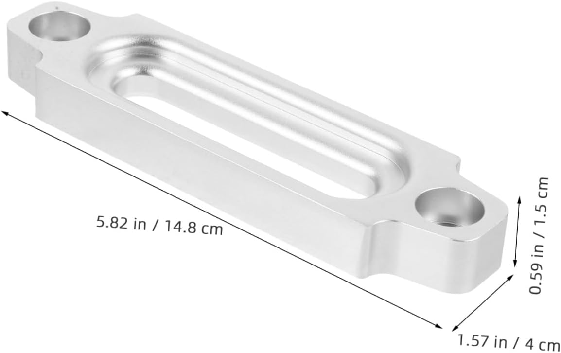 3pcs Hawse Fairlead for Synthetic Rope Winch Guide Enhanced Stability Easy Installation Suitable for ATV Utv Towing and Outdoor Adventures