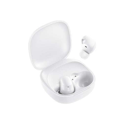 Xiaomi Redmi Buds 6 Play | 10mm Driver Dinámico | Reducción de Ruido AI | Hasta 36 Horas de Batería | Bluetooth® 5.4 | Control Táctil - Versión Global - (Blanco)