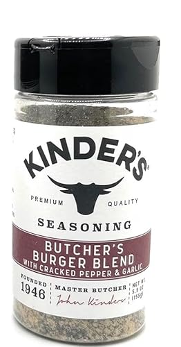 Kinder's Rubs & Seasonings - 1 bottle (Butcher's Burger Blend 5.5oz)