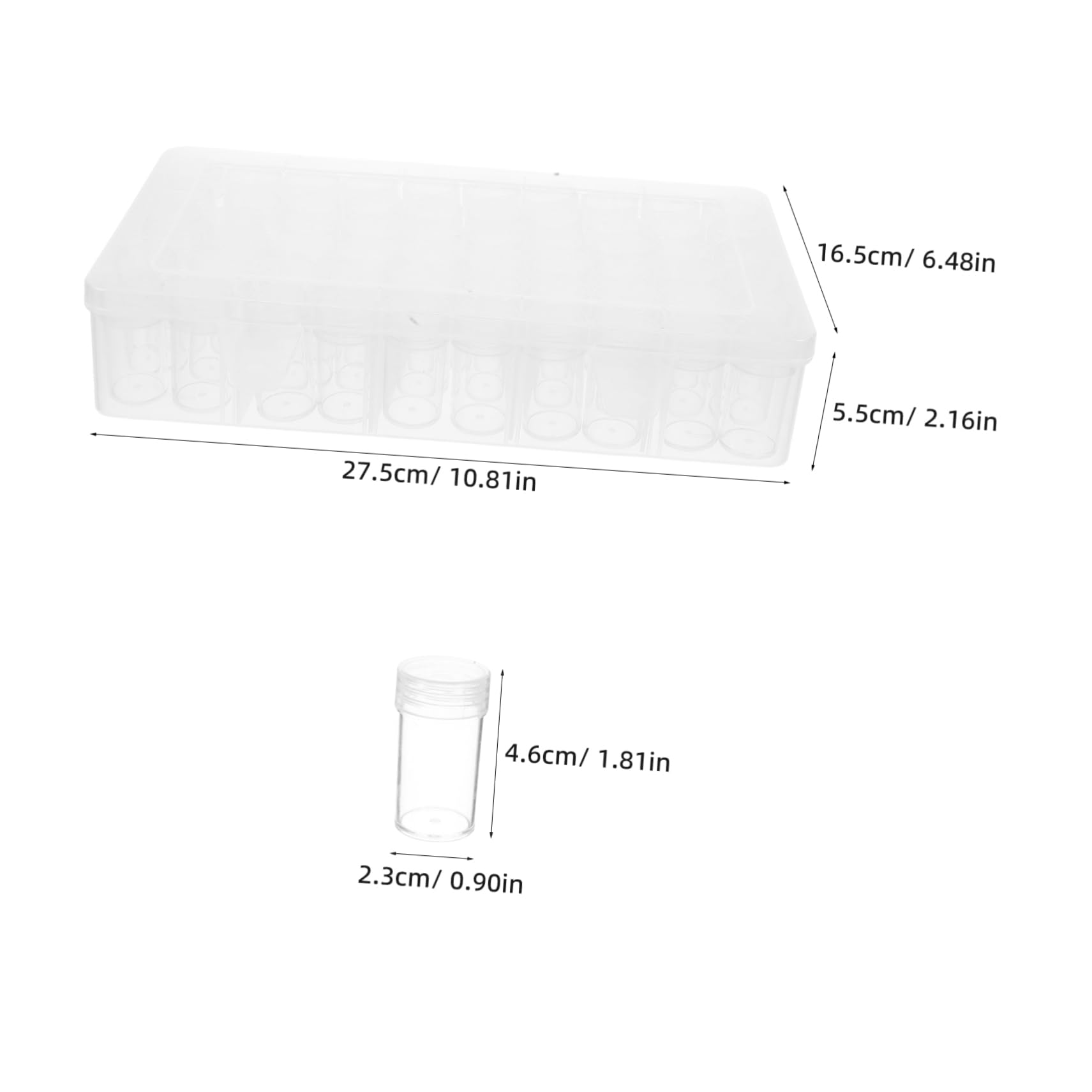 UPKOCH Scatole di Plastica Trasparenti da Scomparti per Conservare Semi con Etichette Numerate Organizer per Pacchetti e Piccoli Oggetti come Gioielli e Perline