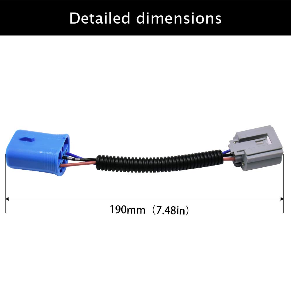 9007 To H13 / HB5 Headlight Conversion Harness & Socket Pigtail - For LED/HID Upgrades 10 thumbnail image
