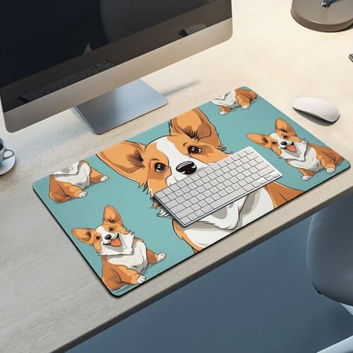 Sous-main de bureau Corgi idéal pour le télétravail - 5