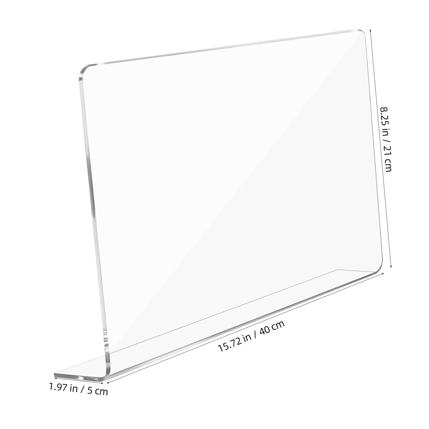 Mobestech Protector Antisalpicaduras y Diseño Minimalista Fregadero de Acrílico Rectangular Barrera Antisalpicaduras Fácil de Limpiar para Cocina para Lavabo y Baño