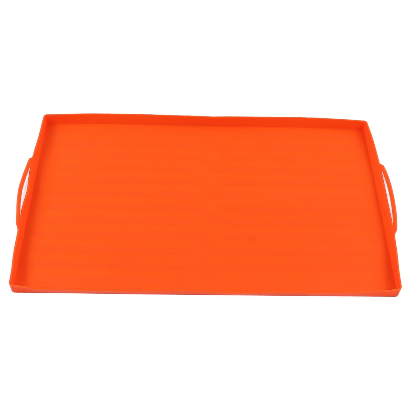 Greensen Grillmatte aus Silikon, Antihaftbeschichtet, Grillmatte, Hochhitzebeständig, Rutschfest, Schutzhülle für Grill, Kochen Im Freien, Camping, Hinterhof (36 Zoll orangefarbener Griff)