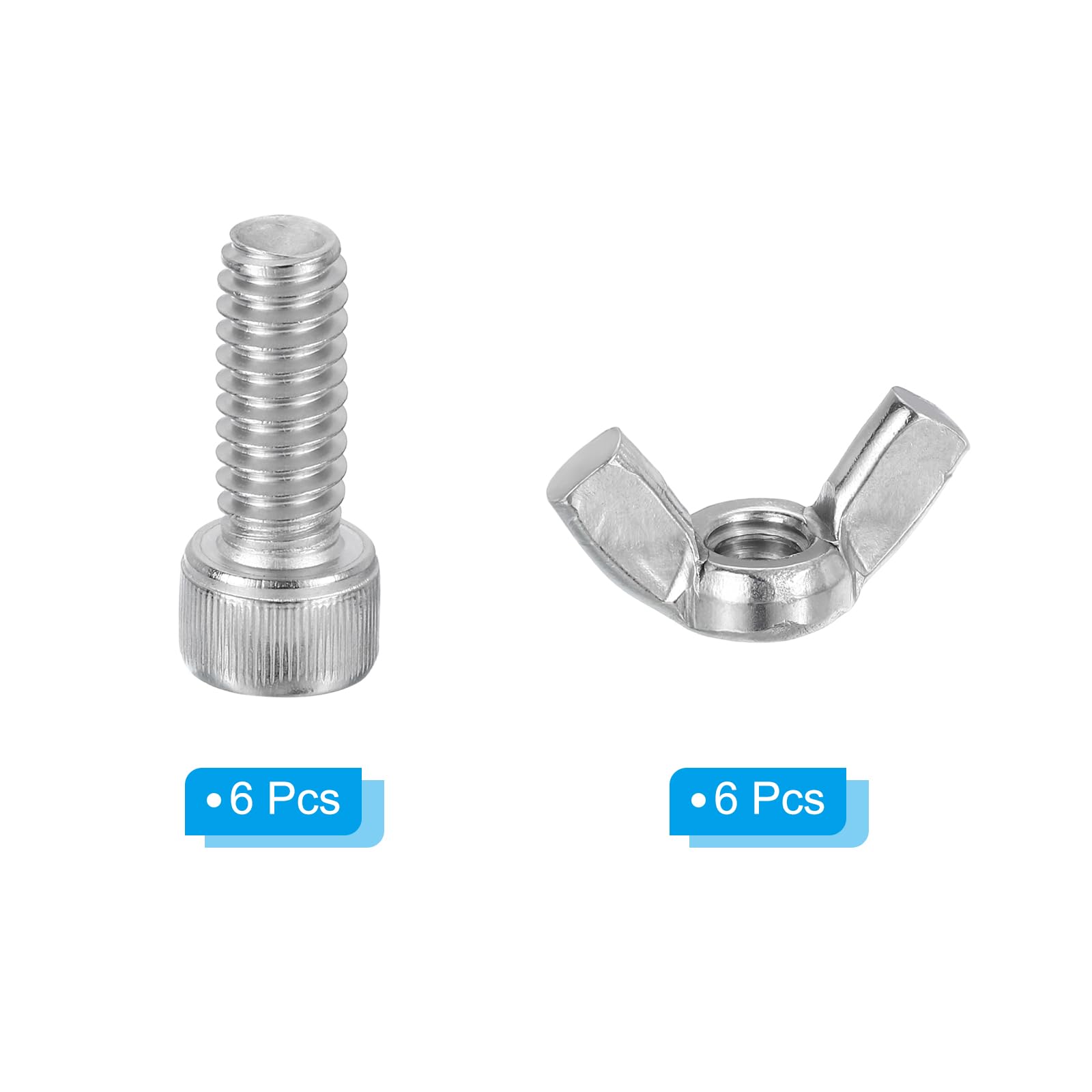 PATIKIL 5/8" Bat Pins, 6 Sets 304 Stainless Steel Pottery Pins Fits Any Standard Throwing Wheel Head Ceramic Bat - Image 3