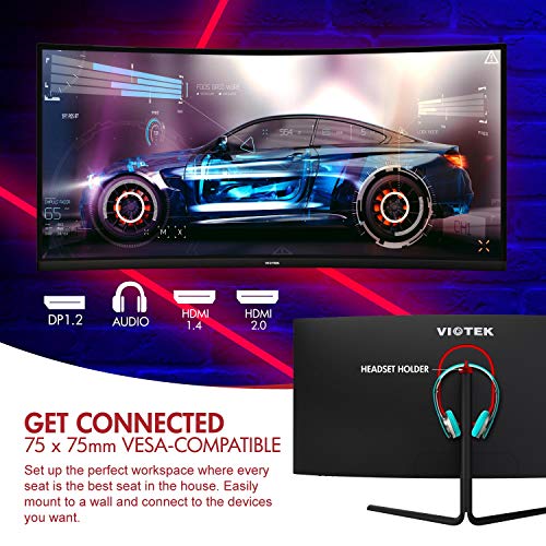 34-Inch Ultrawide Gaming Monitor for Gamers: Viotek GNV34DB