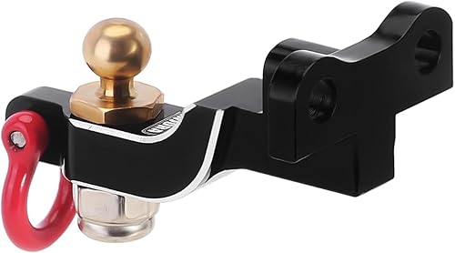 Miniatura 3 de INJORA Receptor de enganche de caída de 0.11 oz, enganche de aluminio CNC para 1/18 RC Crawler TRX4M actualización, 2 unidades