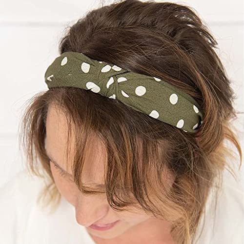 DRESHOW 8 Stück Damen Stirnband Kopfband Haarband Turban Elastische Kopf Wickeln Niedlich Haarschmuck für Mädchen