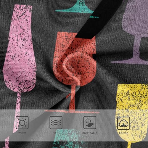 Colorful Wine Glasses Toddler Girls's Underwear 2T 202c12603