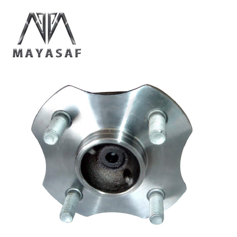 MAYASAF 512210 Rear Wheel Hub Bearing Assembly for Toyota 2000 2001 2002 2003 20042005 Echo, Base Front-Disc Rear-Drum Non-ABS