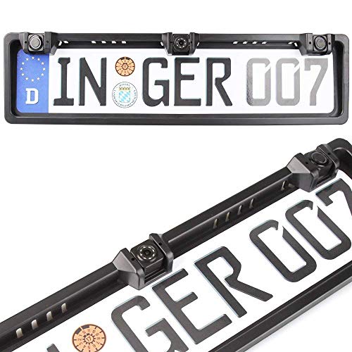 Telecamera con 8 led per visione notturna e sensori di parcheggio
