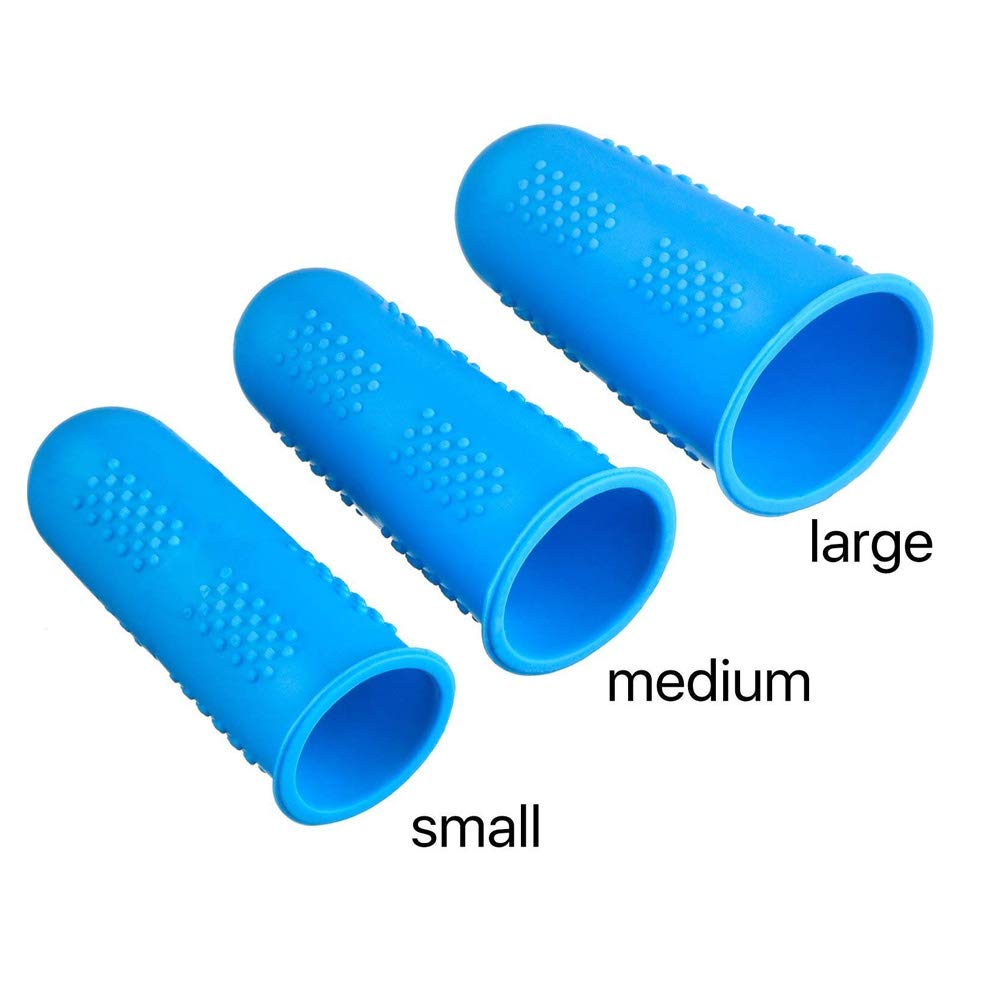 Protège-doigts En Silicone - Lot De 15 (4 Tailles XS/S/M/L) - Pour Collage, Couture, Résine, Cire Chaude