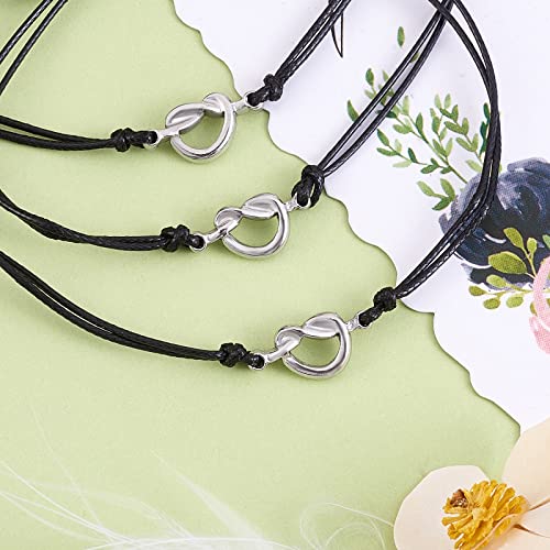 Image of Ornaland 2 /3 /4 /5 Pcs Friendship Bracelet Best Friend Bracelets Bff Matching Heart Bracelet Braided Bracelet Best Friend Friendship Gifts for Women Friends Girls Teen