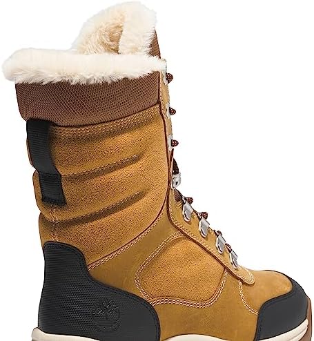 Timberland Women's White Ledge Mid Insulated Waterproof Hiking Boot, Wheat Full-Grain, 10 | Image 2
