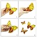 YGEOMER 96pcs 3D Butterfly Wall Decals, Colorful Double Winged Butterflies Decor with Magnets, 8 Colors Removable Mural Stickers Home Decorations, for Kids Bedroom, Offices, TV Background, Party