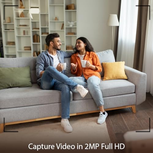 CP PLUS 2MP Full HD Smart Wi-fi CCTV Home Security Camera | 360° with Pan Tilt | 2Way Talk | Cloud Monitor | Motion Detect | Night Vision | Supports SD Card (Upto 128 GB), Alexa & Ok Google | CP-E21A 7