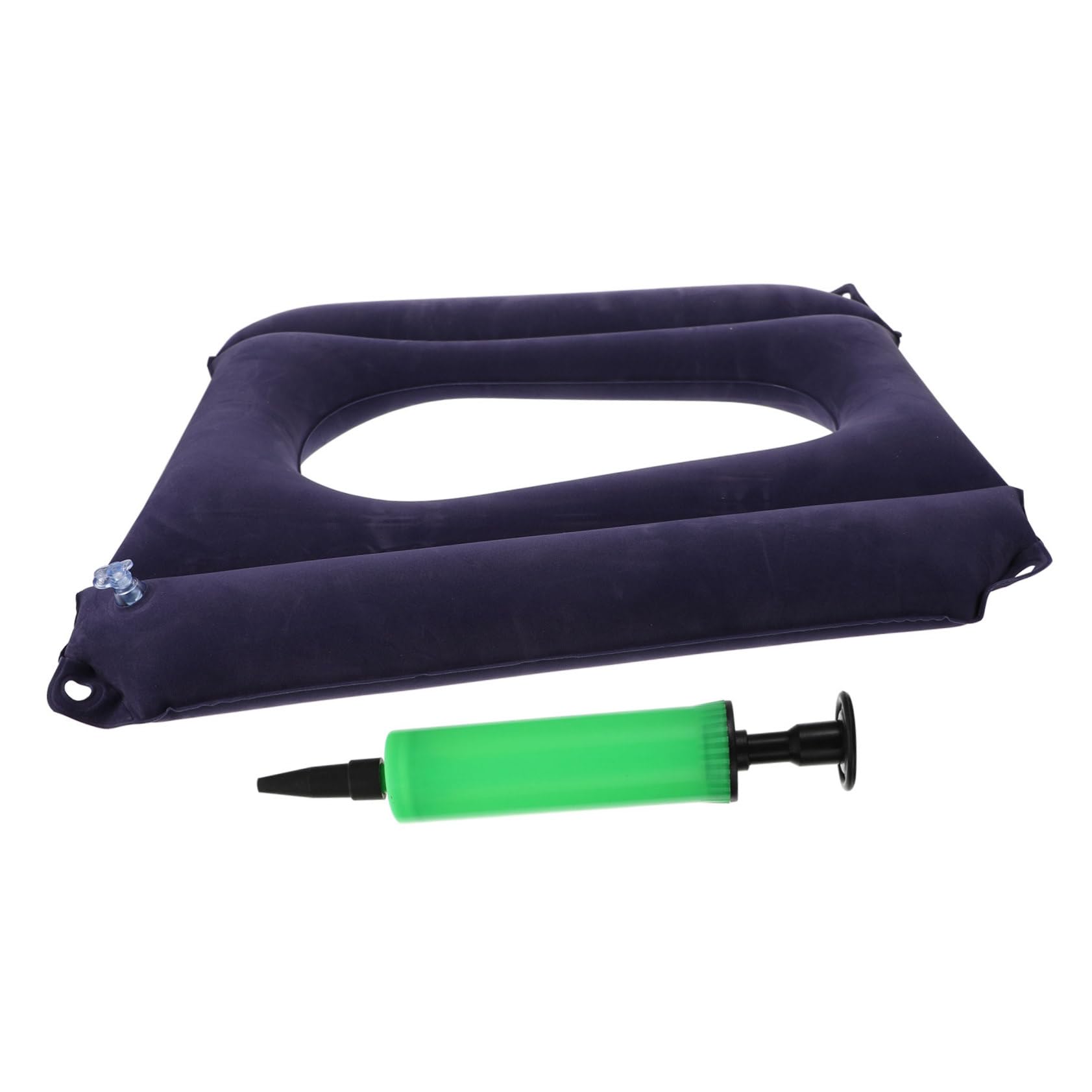 WOFASHPURET Inflatable Seat Cushion Hollow Wheelchair Pad for Pressure Relief Soft Flocking Material Lightweight and Portable for Home Outdoor Use for Patients and Bedridden