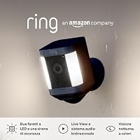 Ring videocamera Plus con faretti a batteria (Spotlight Cam Plus)