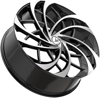 Amazon.com: Azara AZA-540 22x8.5 5x112 5x114.3 +38 Cb 74.1 Gloss