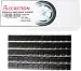 Accretion 1/4 Oz, 0.25 Oz, Black, Wheel Weights (Lead Free), USA Made White Tape-2 mm Wide. Paper Backing, Easy to Peel. 90 Oz Total, 3 Oz/Strips, 5.6 Lbs(360 Pcs)