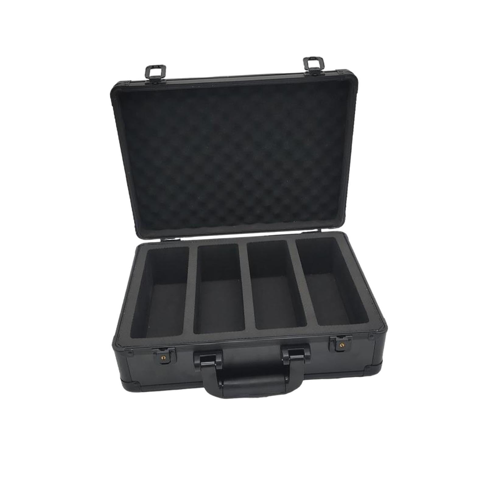 Aufbewahrungskoffer für bewertete Sammelkarten, geeignet für Zuhause und unterwegs, mit Trennwänden, wasserdicht, ideal für Baseballkarten.