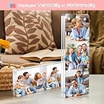 Vowcarol Photo Booth Frame 2x6 Picture Frame, Clear Acrylic Frame, Strong Magnetic 2x6 Acrylic Picture Frames, Free Standing Desktop Display- 1 Pack - Image 5