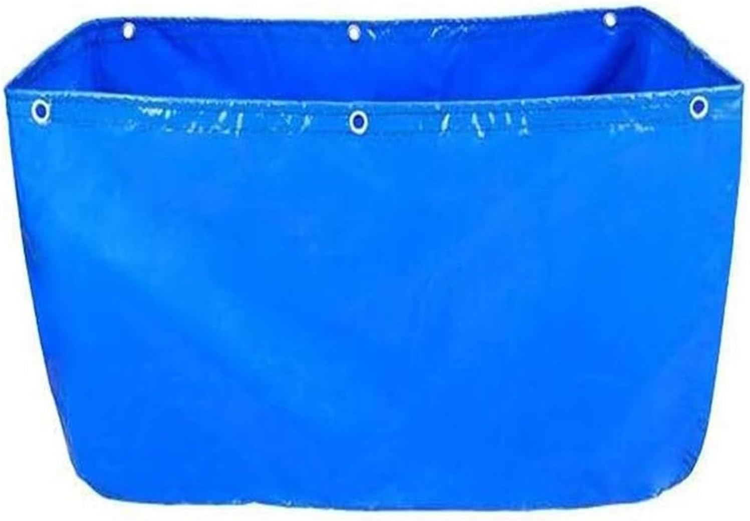 Fish Pond Foldable Aquatic Tank Cover Featuring Grommets, 0.5mm PVC Material Interim Reservoir 400gsm, Saltwater Environment for Turtles and Koi Maintenance