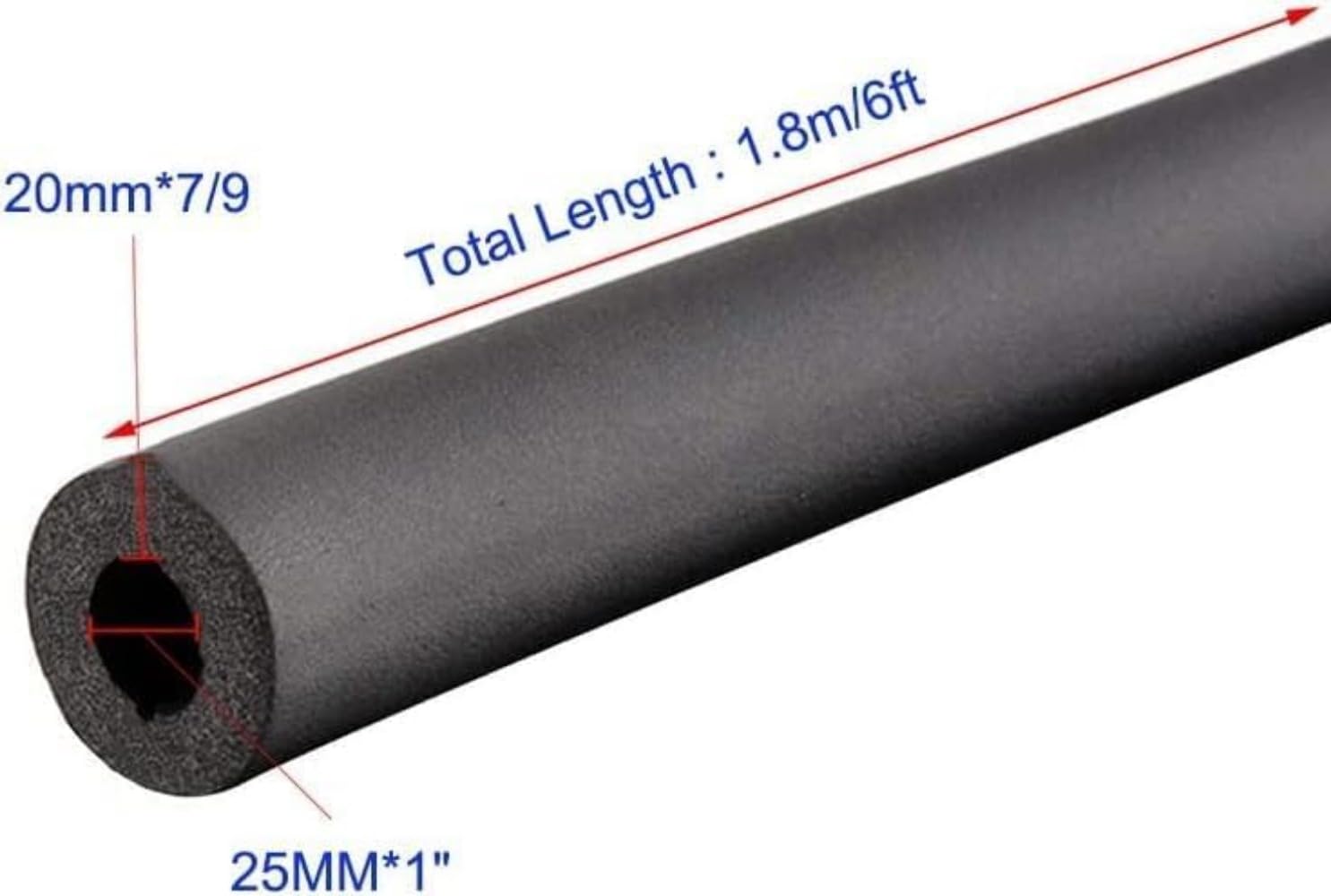 ❇️パイプ断熱発泡チューブ ラギング絶縁パイプ 保温性 ハンドルグリップサポート用 Amazon.co.jp: ラギング絶縁パイプ 保温性 パイプ断熱材 保温発泡