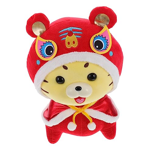 ERINGOGO Muñeco De Peluche De Tigre Animal De Peluche Juguete Muñeca De Escritorio Decoración Muñeca De Escritorio Adorno Mascota De Peluche Muñeca De Tigre Muñeca De