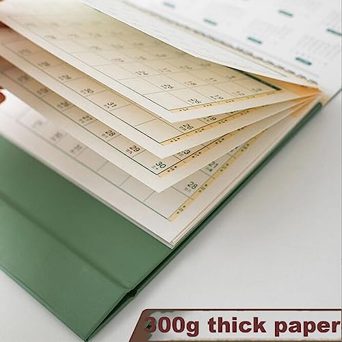 Calendario-Scrivania-2024-Calendario-da-Tavolo-2023-2024-Verde-Calendario-Tavolo-Mensile-Da-Luglio-2023-Dicembre-2024-Doppio-Filo-Legante-Calendario-Da-Parete-2024-con-PlannerTaskCinese