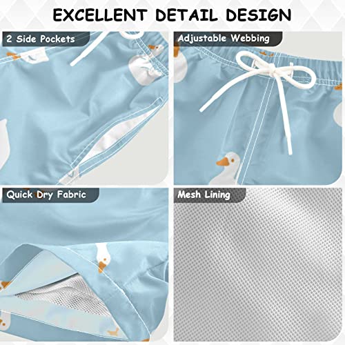 Boys Swim Trunks - Toddler Swim Shorts, Kids Quick Dry Beach Board Shorts, Seamless Goose Swimsuit for Boy Baby3