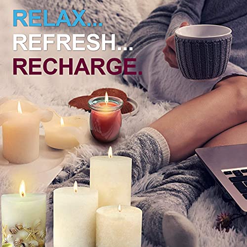 Dingpai 100Pcs Cotton Candle Wicks, 6 Inches Low Smoke Pre-Waxed Candle Wicks For Candle Making, Candle Diy #TOP5