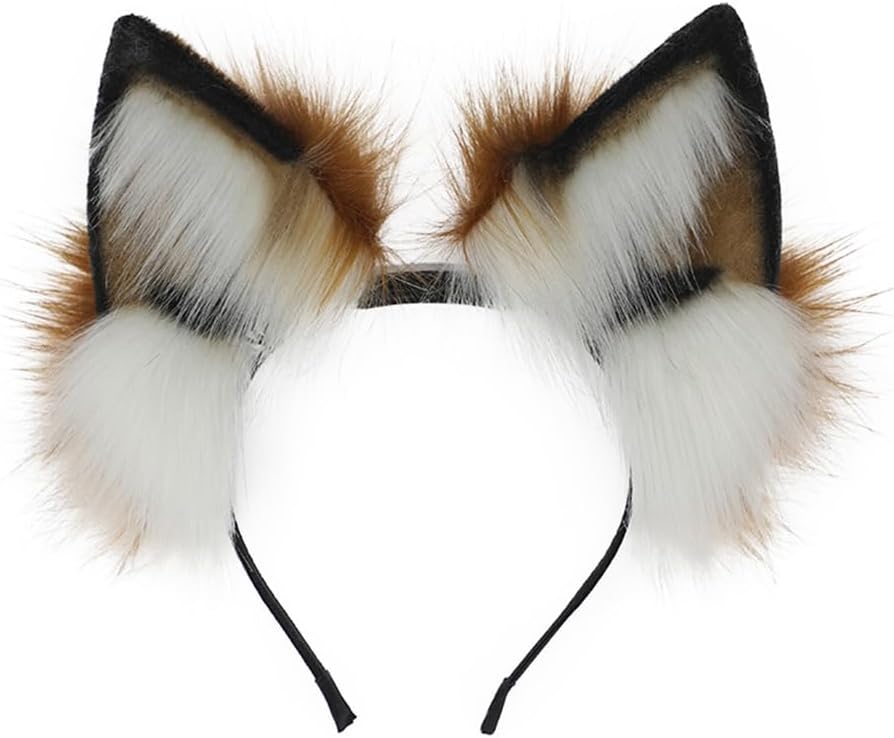 Plush Fox Headwear Electric Moving Ear Headpiece Animal Ears Headband Party Cosplay Costume Accessories