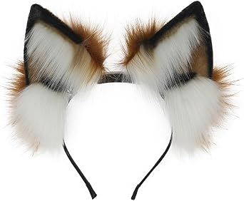 Plush Fox Headwear Electric Moving Ear Headpiece Animal Ears Headband Party Cosplay Costume Accessories
