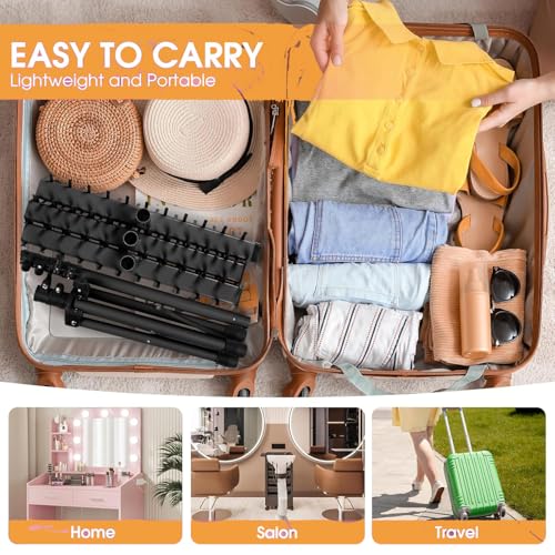 Support pour extensions de cheveux à tresser et support de rangement pour perruques